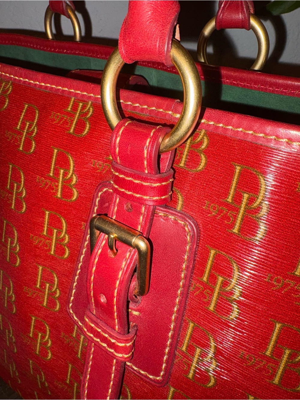 Dooney & Bourke Anniversary DB Monogram Large Tote Like New - Picture 6 of 12